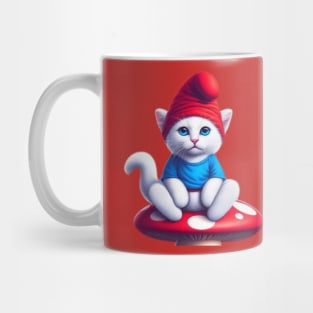 Smurf cat meme, Smurfcat papa, Smurfcat Mug